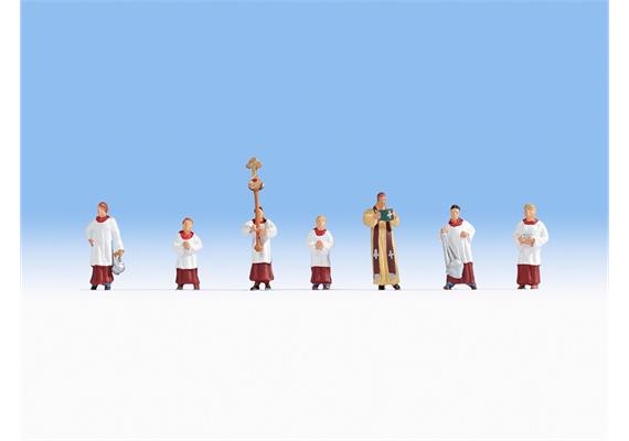 Noch 15410 Pfarrer und Ministranten - H0 (1:87)