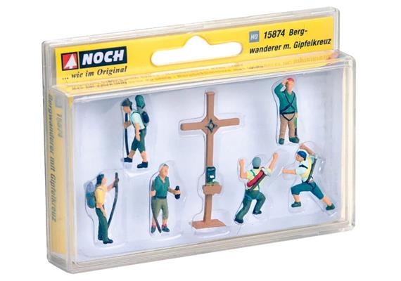 Noch 15874 Bergwanderer mit Gipfelkreuz - H0 (1:87) | Bild 2