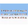 Noch 16071 Mega-Spar-Set “Sitzende”, 60 Figuren - H0 (1:87)
