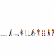Noch 16262 Figuren-Themenwelt “Strassenarbeiten” - H0 (1:87) | Bild 1