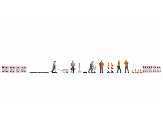 Noch 16262 Figuren-Themenwelt “Strassenarbeiten” - H0 (1:87) | Bild 1