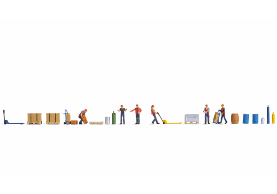 Noch 16266 Figuren-Themenwelt “Güterverladung” - H0 (1:87) | Bild 1