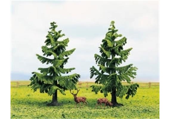 NOCH 2 Fichten, 13 cm hoch