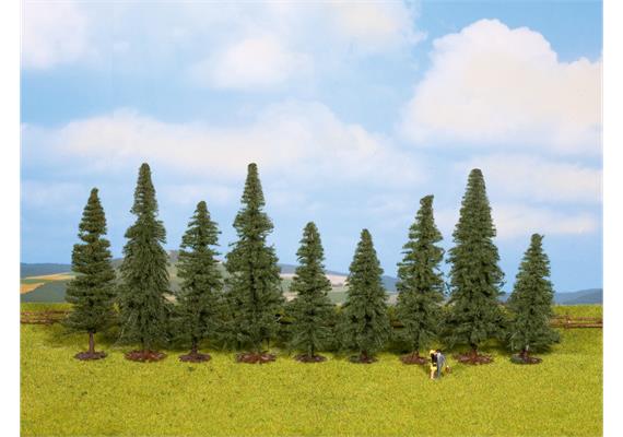 Noch 25086 Tannen 8 - 12 cm, 9 Stück | Bild 1