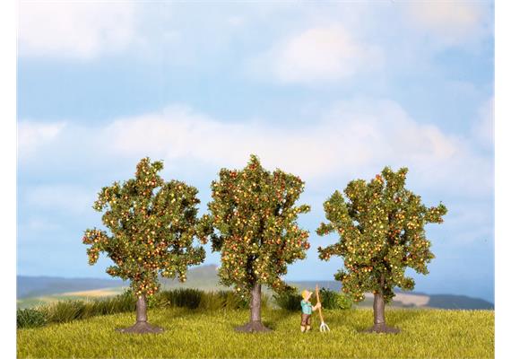 NOCH 25113 3 Apfelbäume, 8 cm hoch | Bild 1