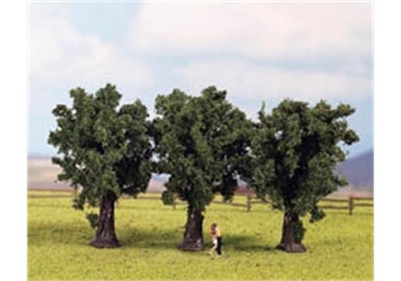 NOCH 25150 Bergahorne 3 Stück, 9 cm hoch