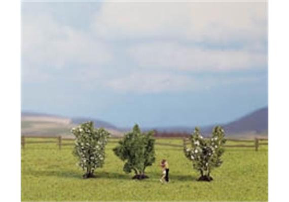 NOCH 3 Büsche, 4 cm