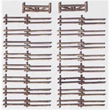 NOCH 33010 Rundholzzaun, 7 mm hoch, ges. 58 cm lang Spur N