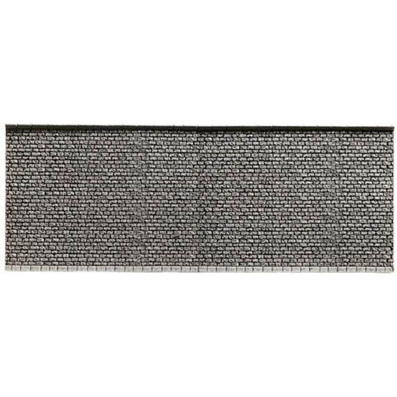 NOCH 34855 Mauer extra lang Steinmauer, 39,6 x 7,4 cm, PROFI plus - N (1:160)