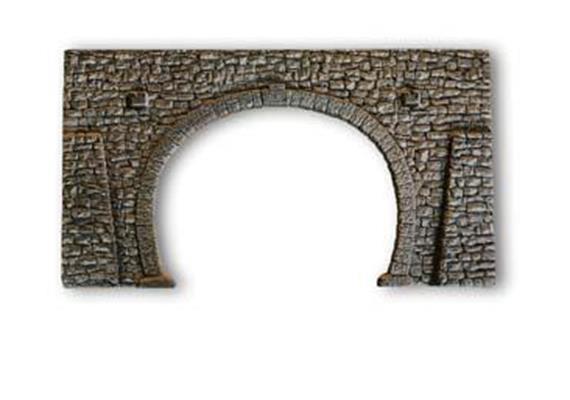 Noch 34938 Tunnel-Portal 2-gleisig, 16 x 9 cm - N (1:160)