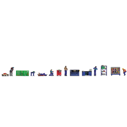 Noch 35902 Figuren-Themenwelt „Werkstatt“ - N (1:160)