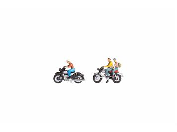 NOCH 36904 Motorradfahrer - N (1:160)