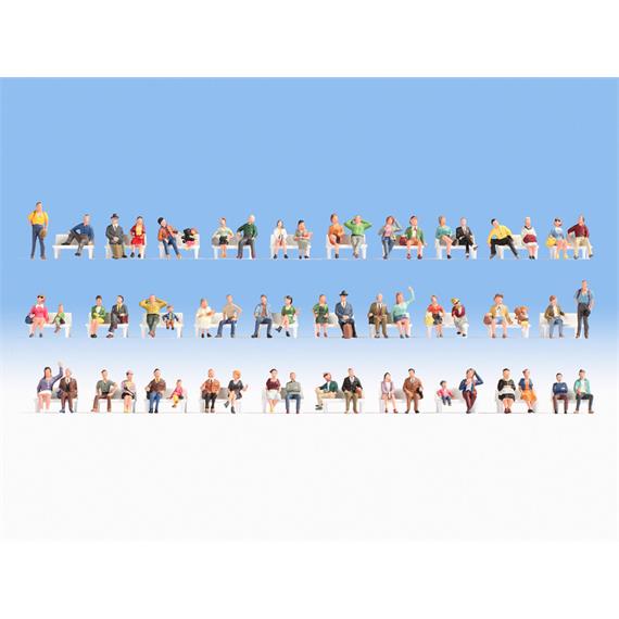 Noch 37071 Mega-Start-Set sitzende Figuren (60 Stk.) - N (1:160)