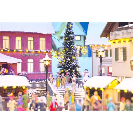 Noch 51202 Lichterkette & Weihnachtsstern - H0 (1:87)