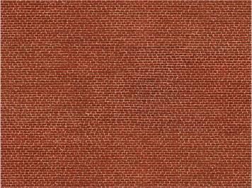 NOCH 56610 3D-Kartonplatte "Klinker" rot - H0 (1:87)
