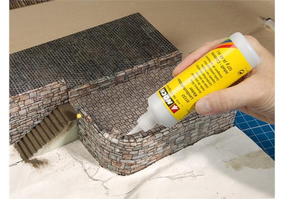 NOCH 56940 3D - Kartonplatte Bruchsteinmauer - N (1:160) | Bild 5