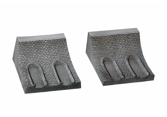 NOCH 58031 Tunnel-Innenwand, gebogen, 2 Stück - H0 (1:87) | Bild 1