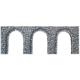 Noch 58260 Bruchsteinarkade offen, 27 x 10 cm - H0 (1:87)
