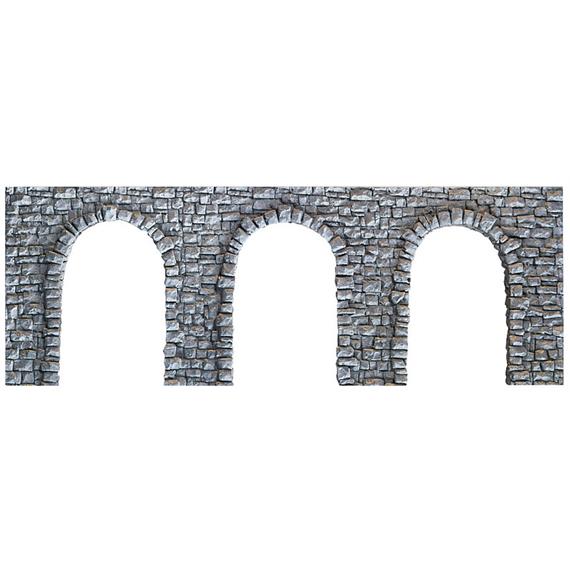 Noch 58260 Bruchsteinarkade offen, 27 x 10 cm - H0 (1:87)