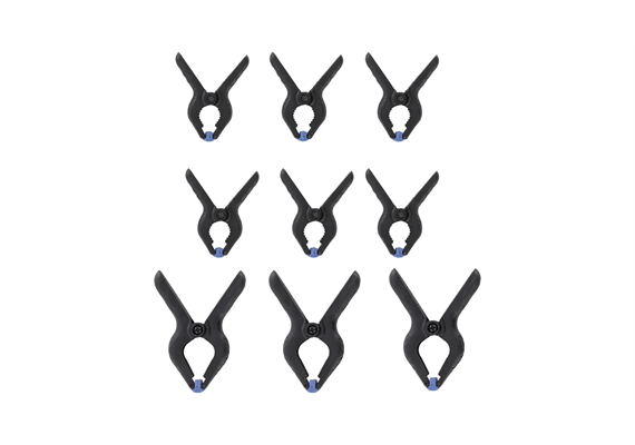 NOCH 60105 Nylon-Klemmen-Set, 9 Stück