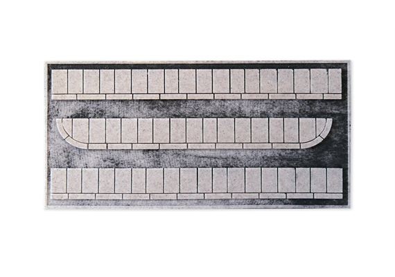 Noch 60340 Struktur-Bürgersteig “Beton-Platten” - H0 (1:87) | Bild 1