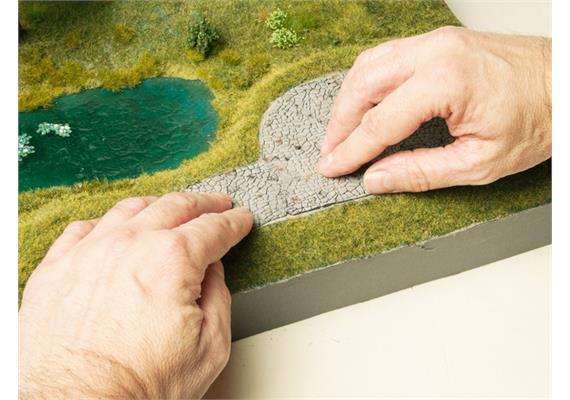 Noch 60371 3D-Strukturfolie Bruchsteinmauerwerk, 28 x 10 cm - H0 (1:87) | Bild 4