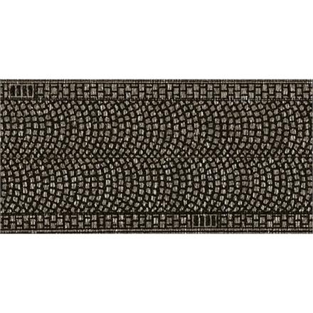 NOCH 60430 Kopfsteinpflaster, 50 mm breit, in 2 Rollen à 1 m - H0 (1:87)