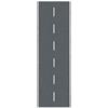 NOCH 60709 Landstraße grau, 1 m lang, 66 mm breit, Spur H0