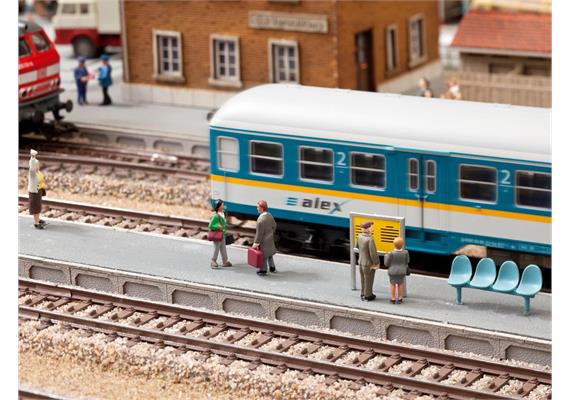 NOCH 63010 Universal-Bahnsteig, 3er Set - N (1:160) | Bild 3