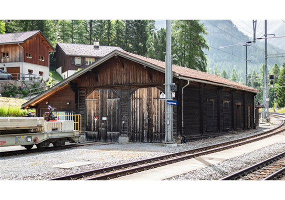 Noch 63025 Lokschuppen „Bergün“ - N (1:160) | Bild 6