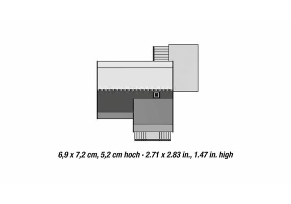 Noch 63606 Siedlungshaus mit Garage, Laser Cut Bausatz, N (1:160) | Bild 5