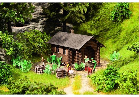 Noch 65606 Laser-Cut Themen-Set “Waldhütte” - H0 (1:87)