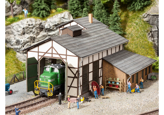 NOCH 66202 Laser-Cut Lokschuppen Tannau (Berg) | Bild 2