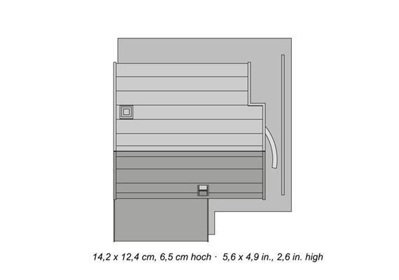 Noch 66403 L-C Christl-Hütte mit micro-motion Kellnerin | Bild 4