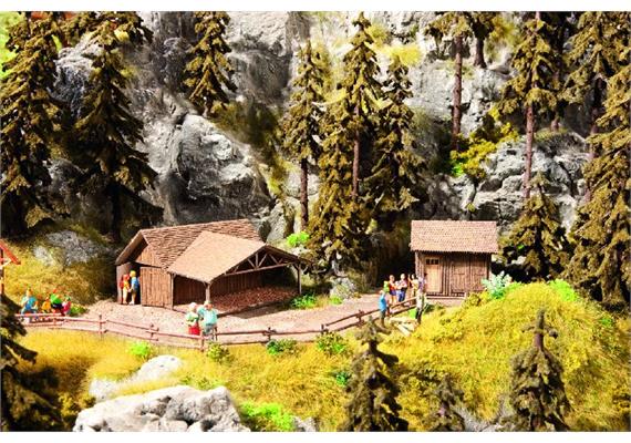 Noch 66704 Laser-Cut Scheunen-Set 2teilig HO | Bild 1