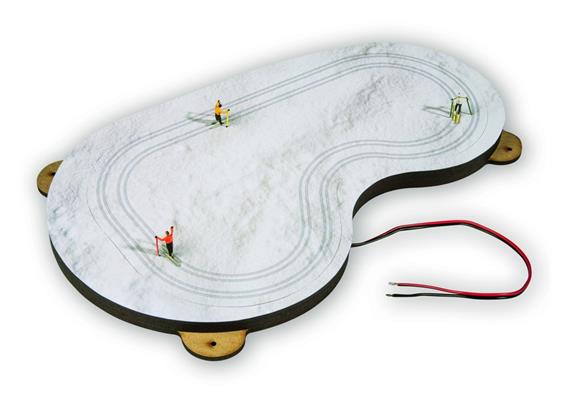 Noch 66832 Langlauf Loipe mit Apres-Ski Hütte - H0 (1:87) | Bild 3