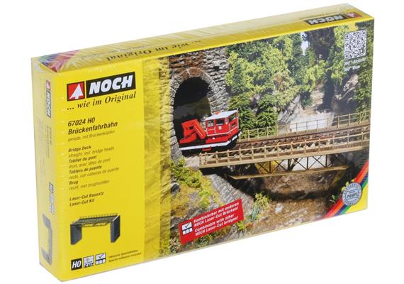 Noch 67024 Brückenfahrbahn gerade mit Brückenköpfen - H0 (1:87) | Bild 2