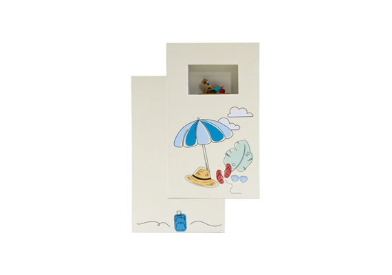 NOCH 99504 Geschenkbox „Urlaub”, 9 cm x 15 cm, 2,5 cm hoch | Bild 1