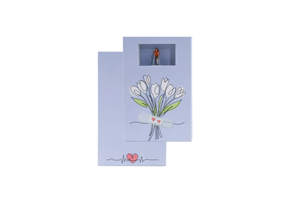 NOCH 99506 Geschenkbox „Gute Besserung”, 9 cm x 15 cm, 2,5 cm hoch | Bild 1