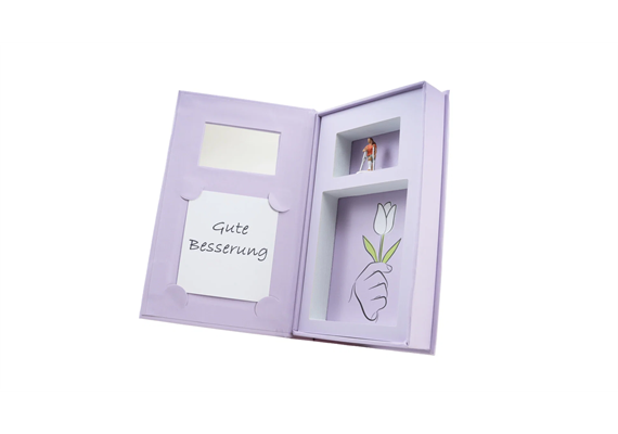 NOCH 99506 Geschenkbox „Gute Besserung”, 9 cm x 15 cm, 2,5 cm hoch | Bild 5