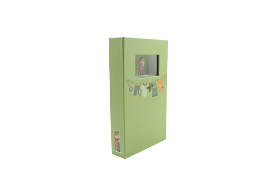 NOCH 99509 Geschenkbox „Glückwunsch zum Baby”, 9 cm x 15 cm, 2,5 cm hoch | Bild 3