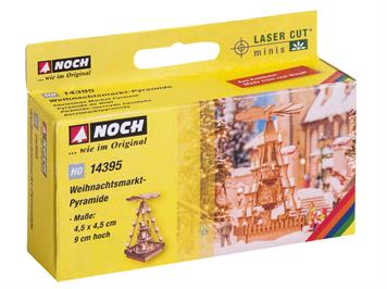 Noch 14395 Laser-Cut Weihnachtsmarkt-Pyramide HO