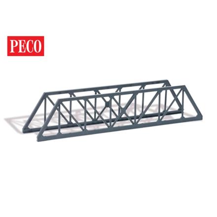 Peco LK-11 Fachwerkträger-Brückenseite, L 222mm - H0, H0m