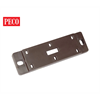 Peco PL-9 Montageplatten für Weichenmotoren der Serie PL-10E, Inhalt 5 Stück
