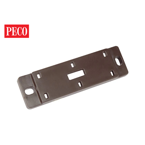 Peco PL-9 Montageplatten für Weichenmotoren der Serie PL-10E, Inhalt 5 Stück
