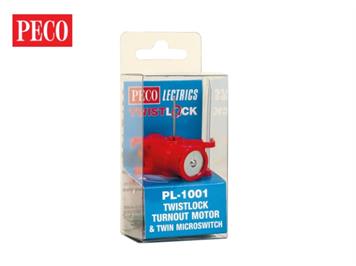 Peco PL-1001 TwistLock Weichenmotor + Mikroschalter