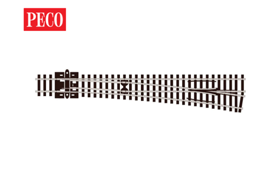 Peco SL-388 Weiche rechts, Code 80, insulfrog - N (1:160)