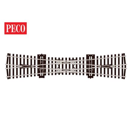 Peco SL-90 doppelte Kreuzunsgweiche (DKW) Cd 100 12° - H0 (1:87)