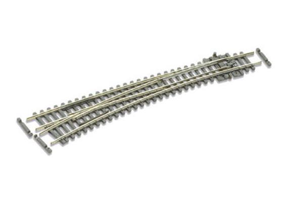 Peco SL-E387F Bogenweiche links Cd55 electrofrog - N (1:160)