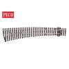 Peco SL-E87 Bogenweiche links Code 100 electrofrog - H0 (1:87)